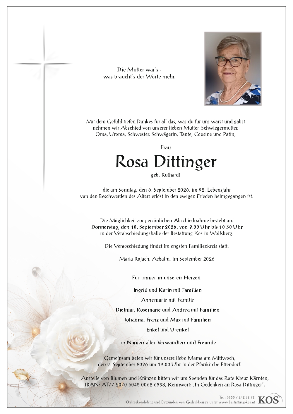 Rosa Dittinger